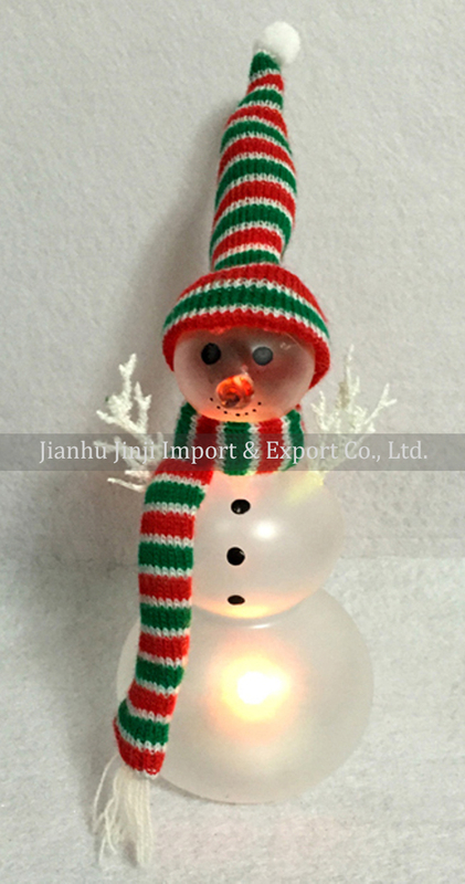 Christmas glass snowman