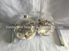 Christmas glass pendent