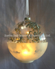 Glass ball with led light