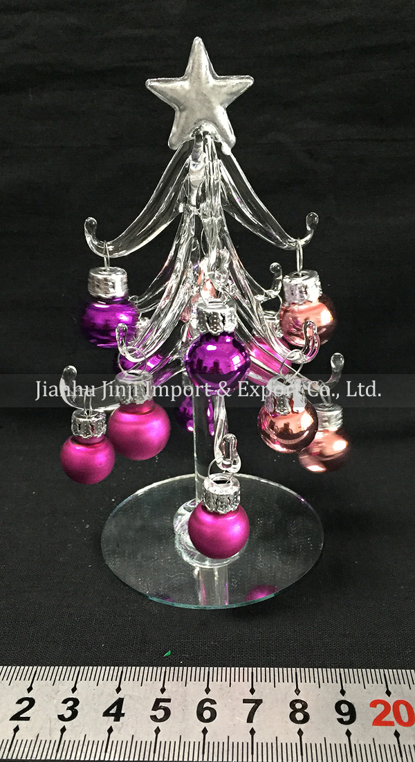 glass christmas tree 