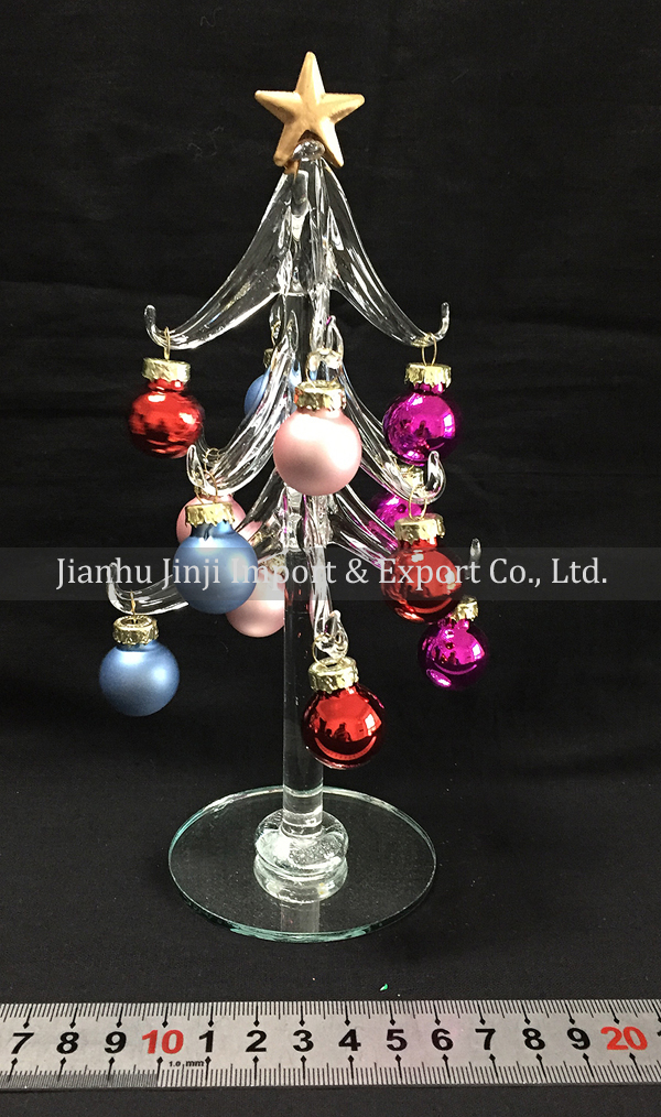glass christmas tree 