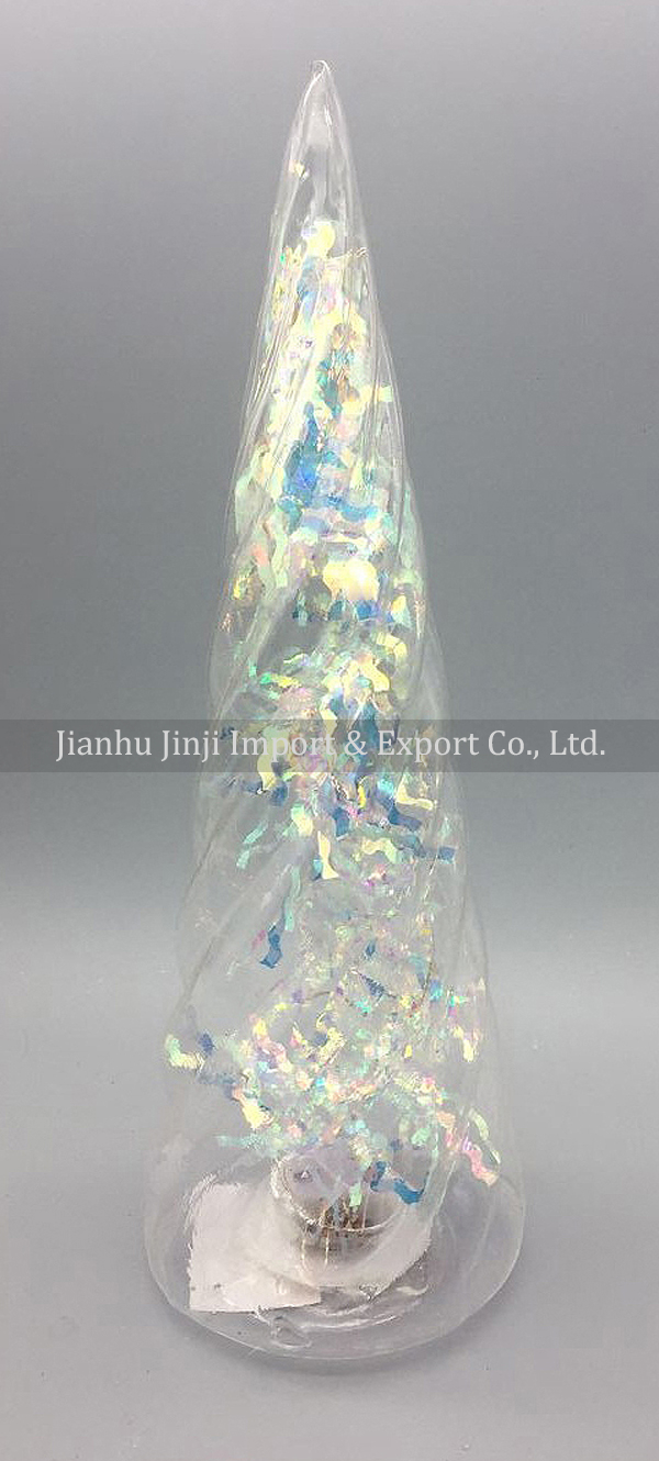 glass christmas tree 