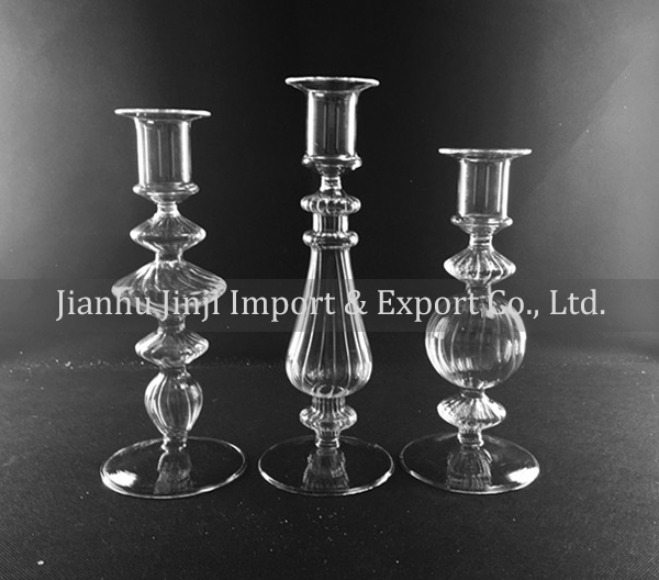 glass candle holder