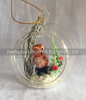Christmas glass pendent