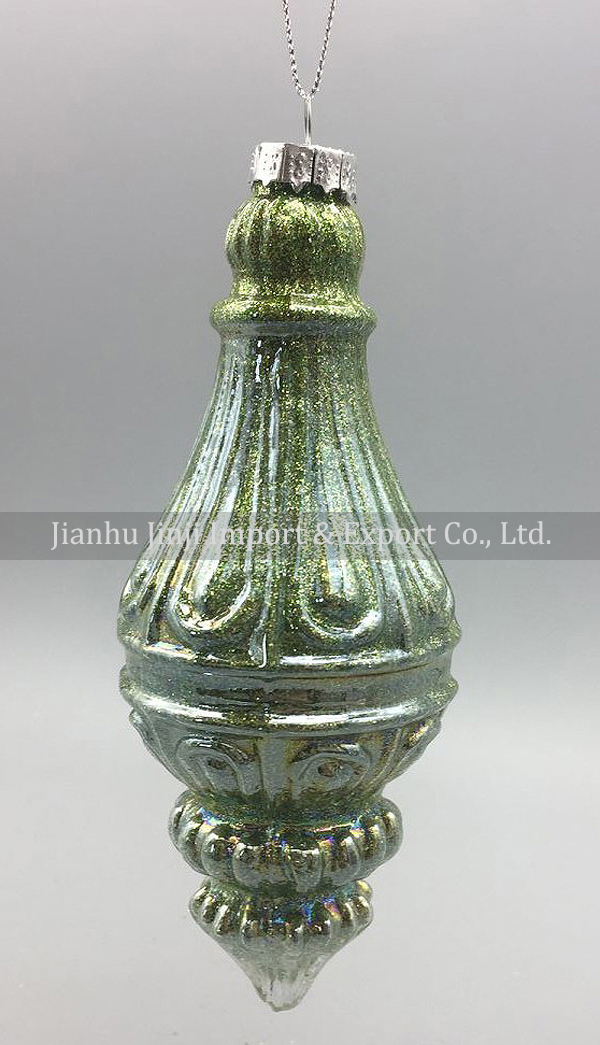 Christmas glass pendent