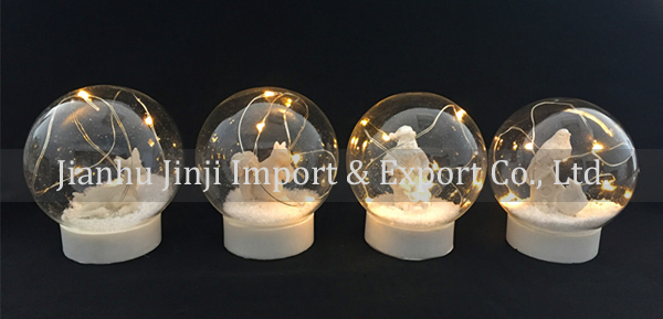 Christmas glass pendent