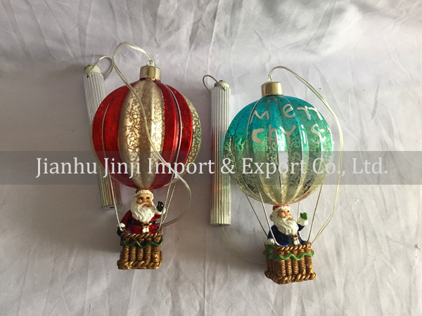 Christmas glass pendent