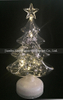 Glass tree with led decoration