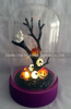glass halloween ornament