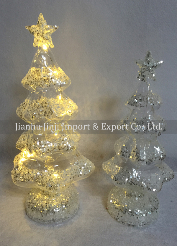 glass christmas tree 