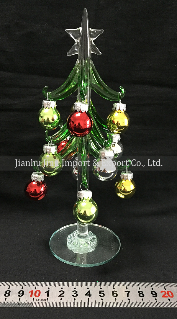 glass christmas tree 
