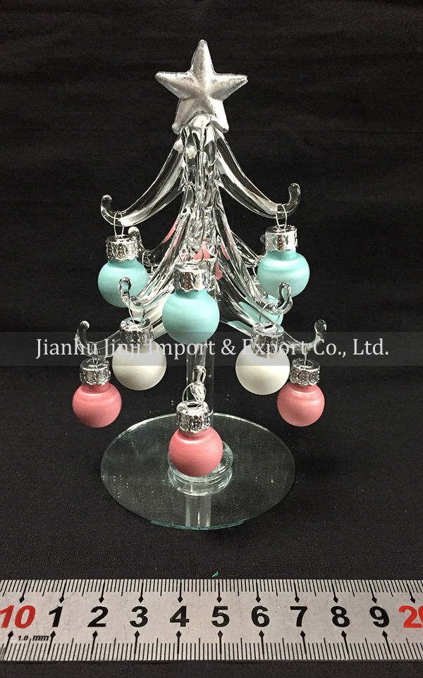 glass christmas tree 