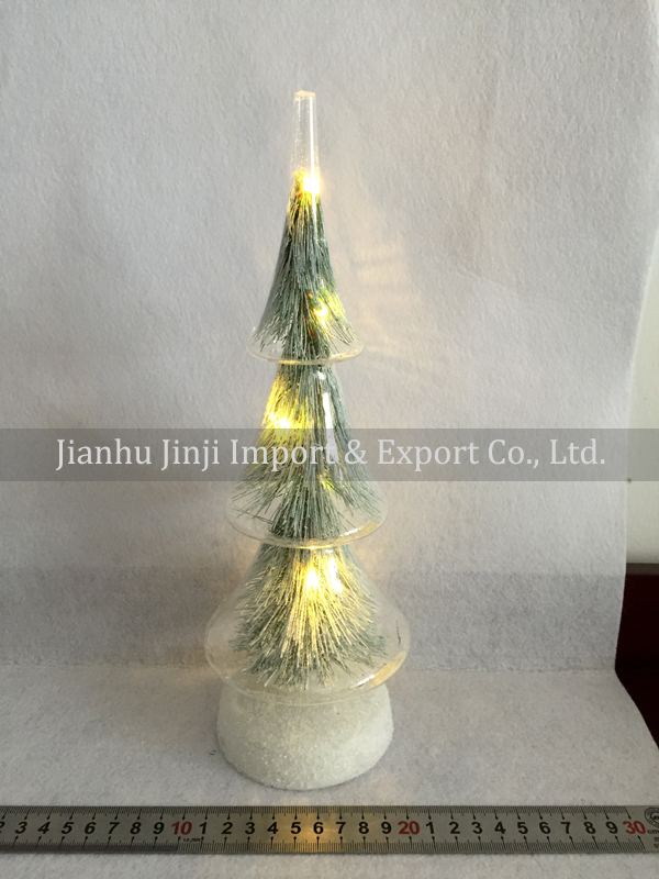 glass christmas tree 