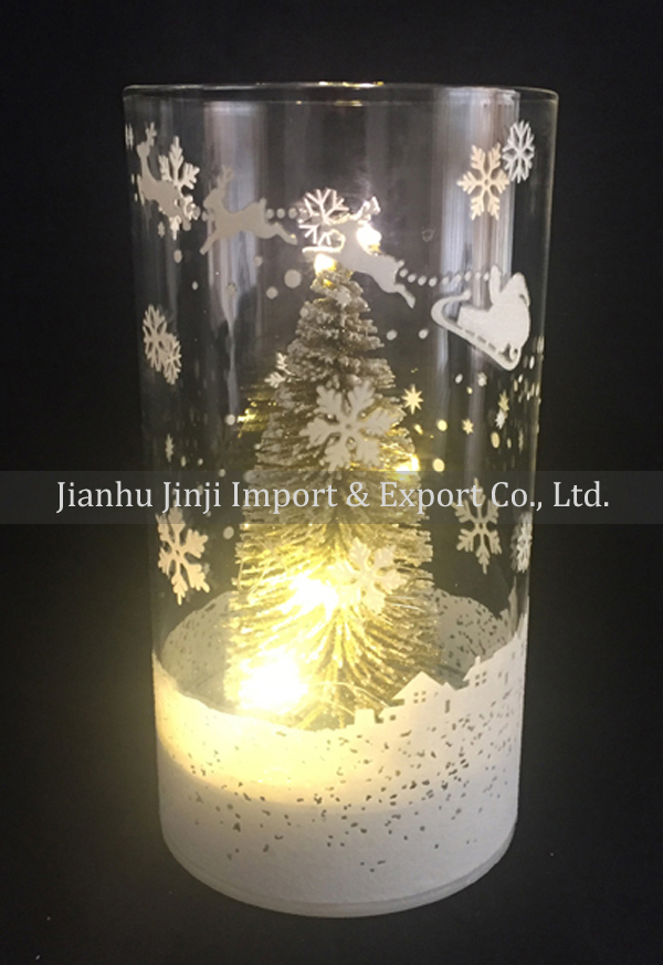 glass christmas tree 