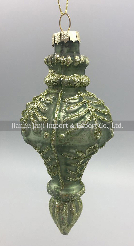 Christmas glass pendent