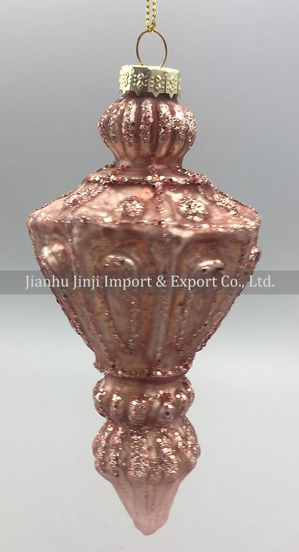 Christmas glass pendent