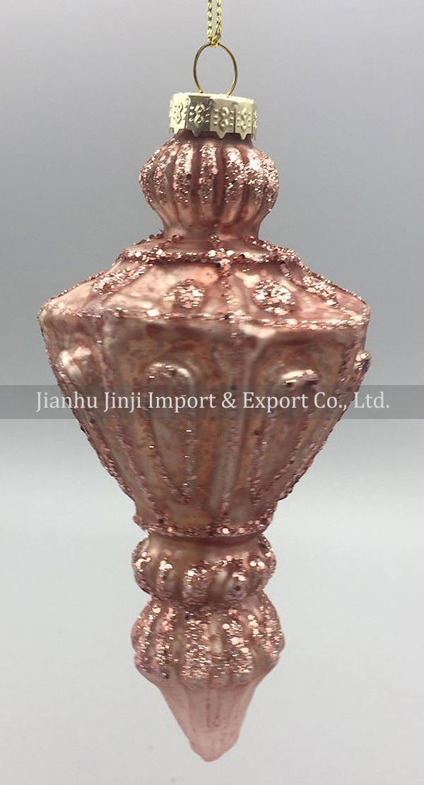 Christmas glass pendent