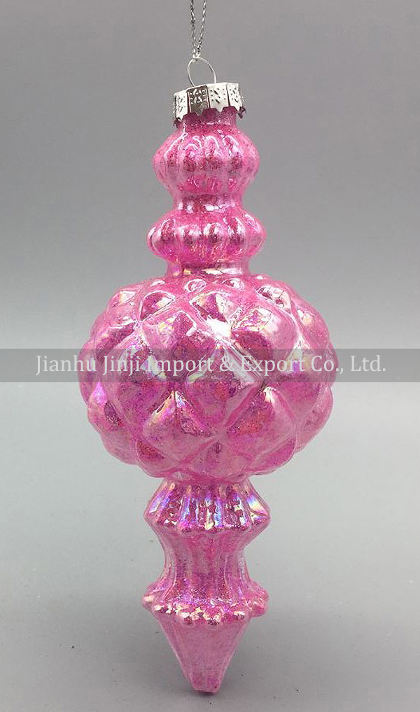 Christmas glass pendent