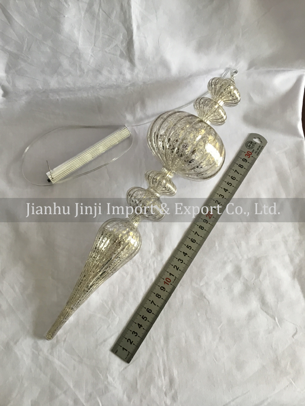 Glass decoration with led light