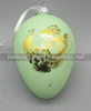 Glass easter egg with colour paint