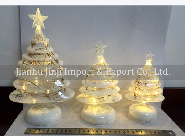 glass christmas tree 