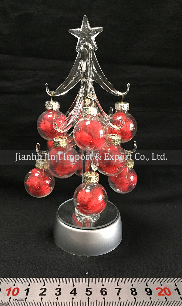 glass christmas tree 