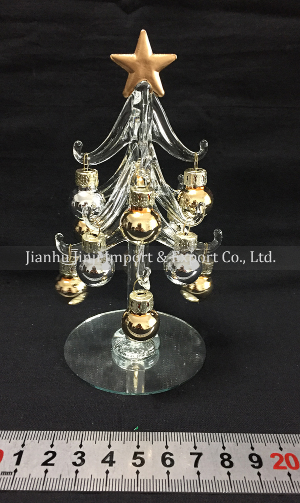 glass christmas tree 
