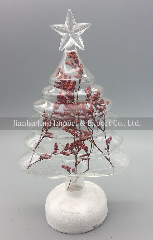glass christmas tree 