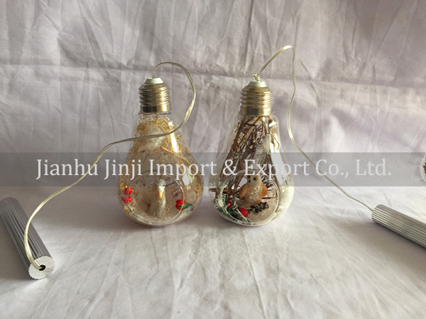 Christmas glass pendent