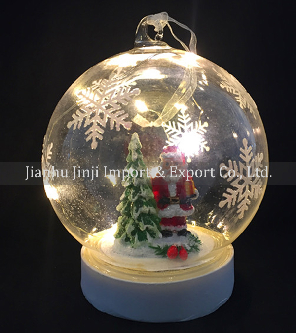 Christmas glass pendent