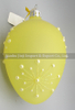 Glass easter egg with colour paint