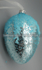 Glass easter egg with colour paint