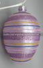 Glass easter egg with colour paint