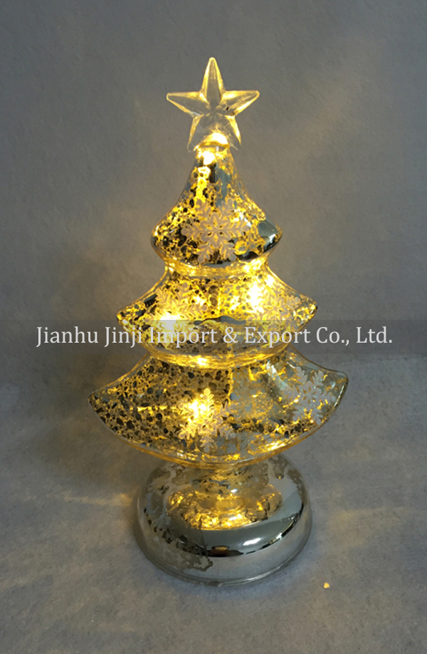 glass christmas tree 