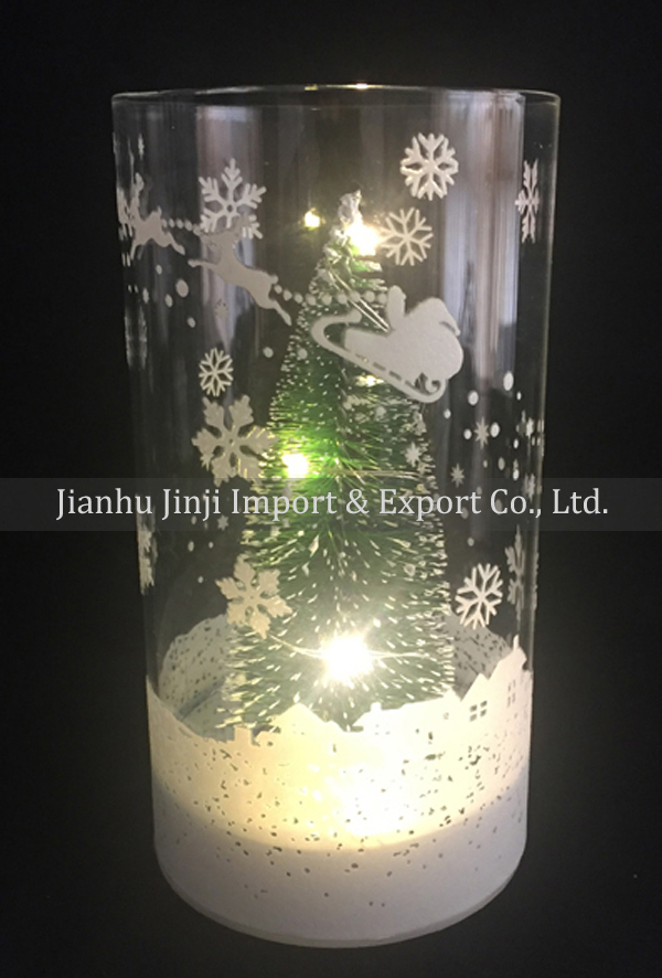 glass christmas tree 