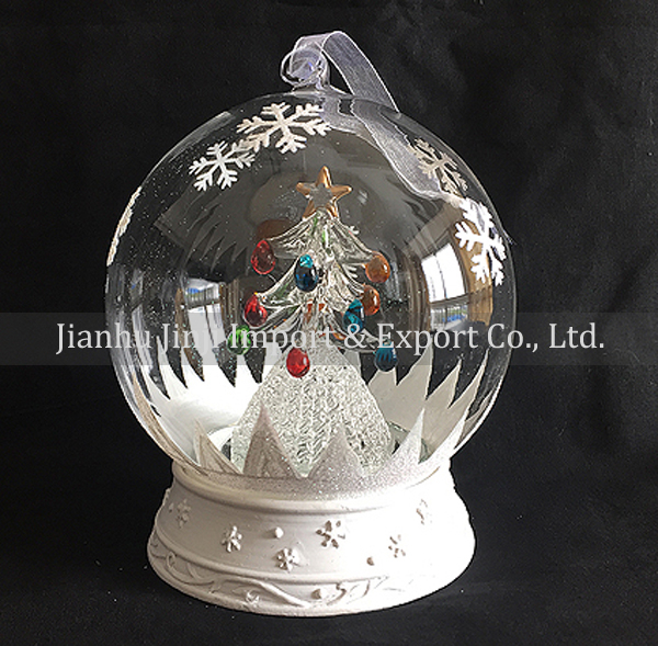 Christmas glass pendent