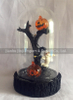 glass halloween ornament
