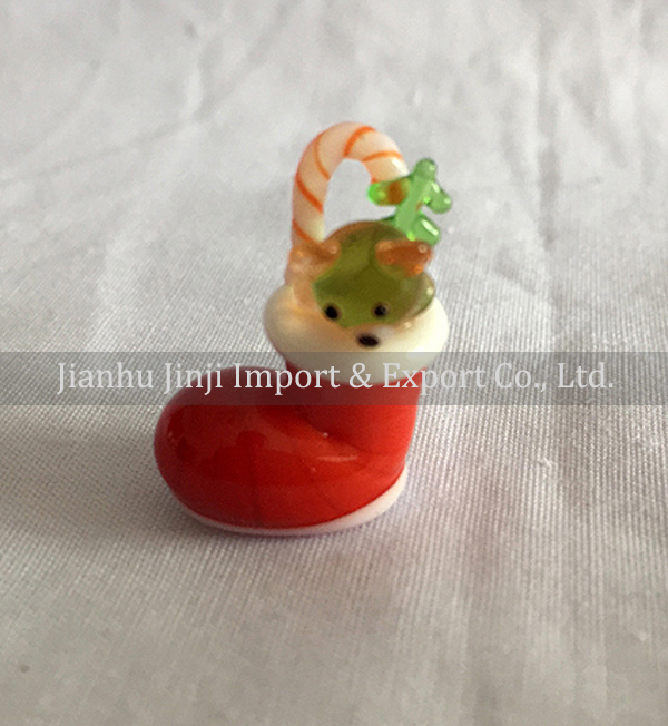 Glass christmas decoration