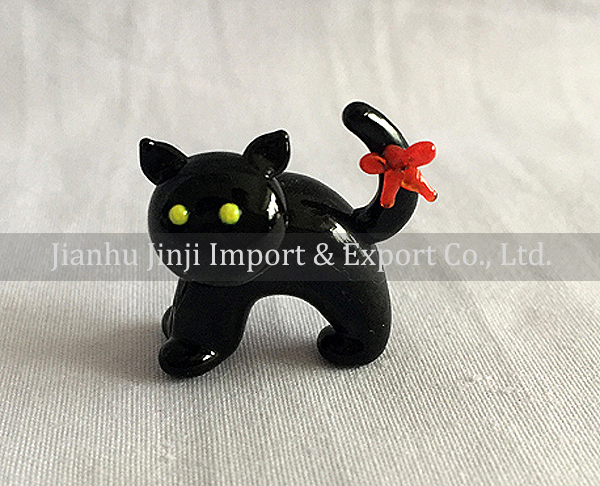 Glass halloween decoration