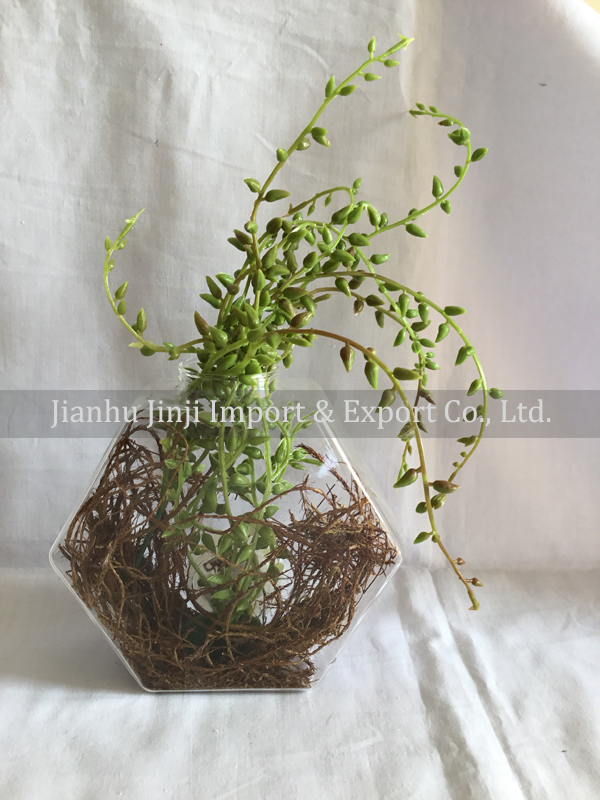 Glass artificial plant