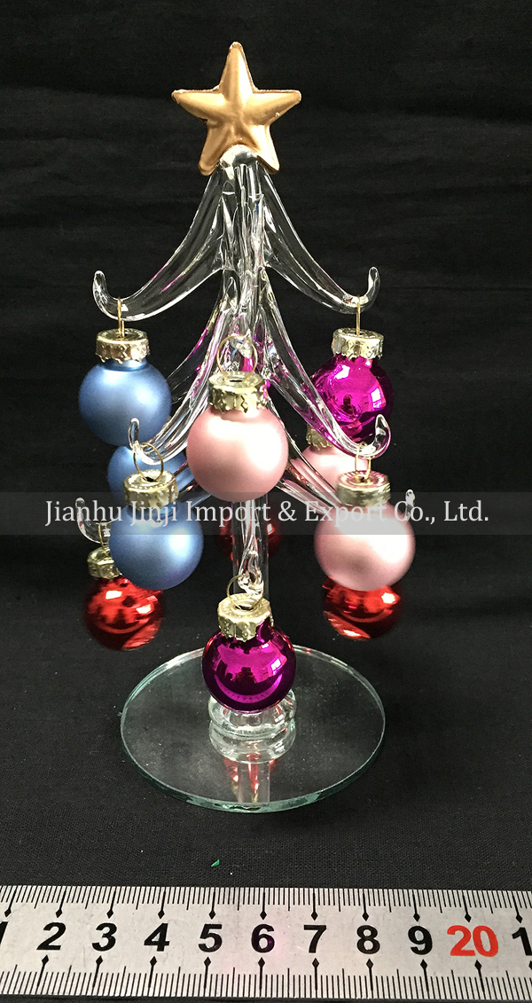 glass christmas tree 