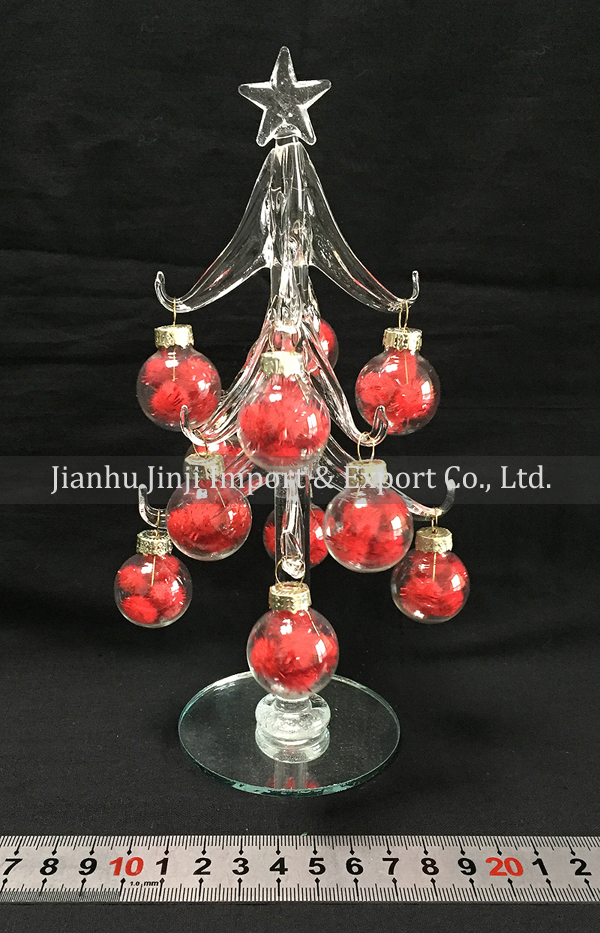 glass christmas tree 