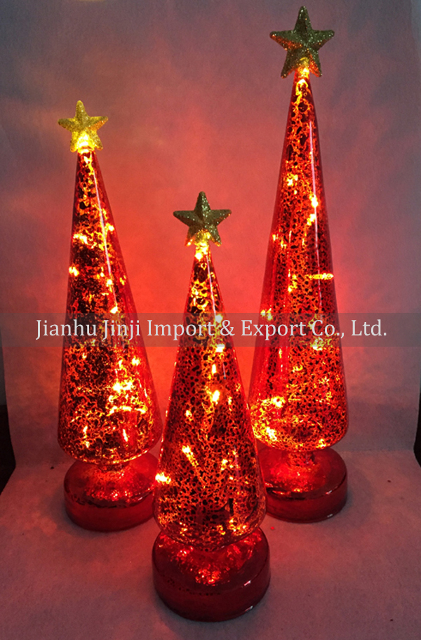 glass christmas tree 