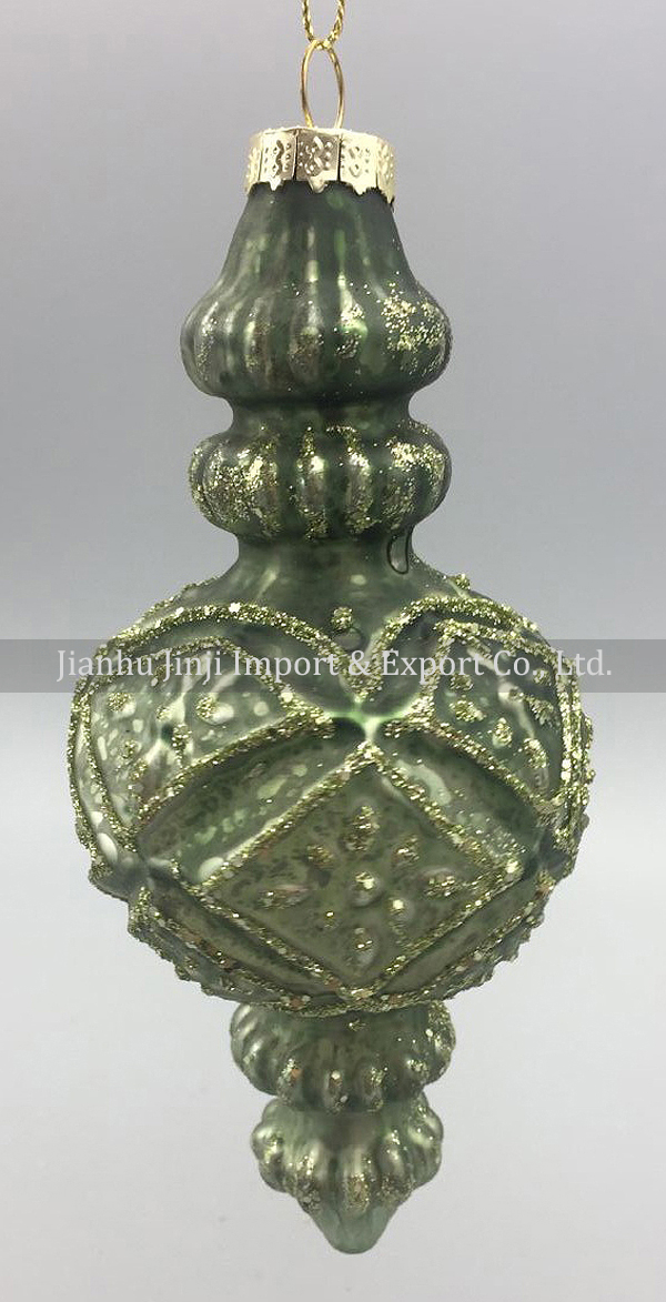 Christmas glass pendent