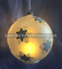 Glass ball with led light