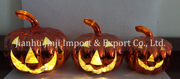 glass halloween ornament