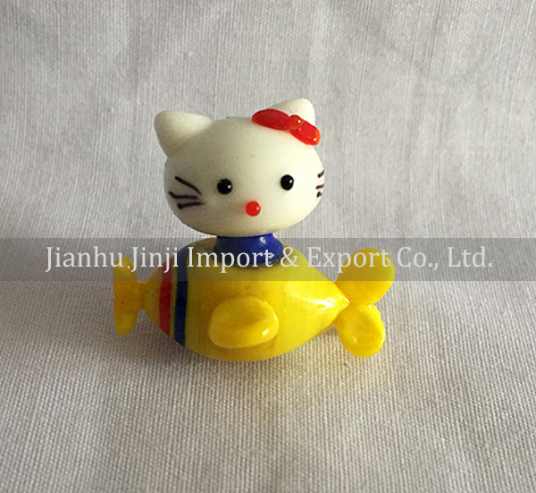 Glass ketty cat