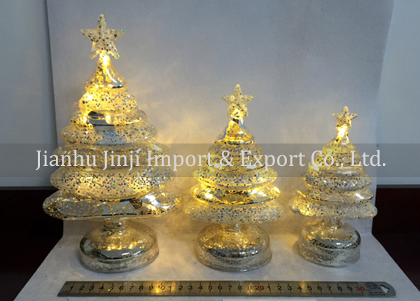 glass christmas tree 