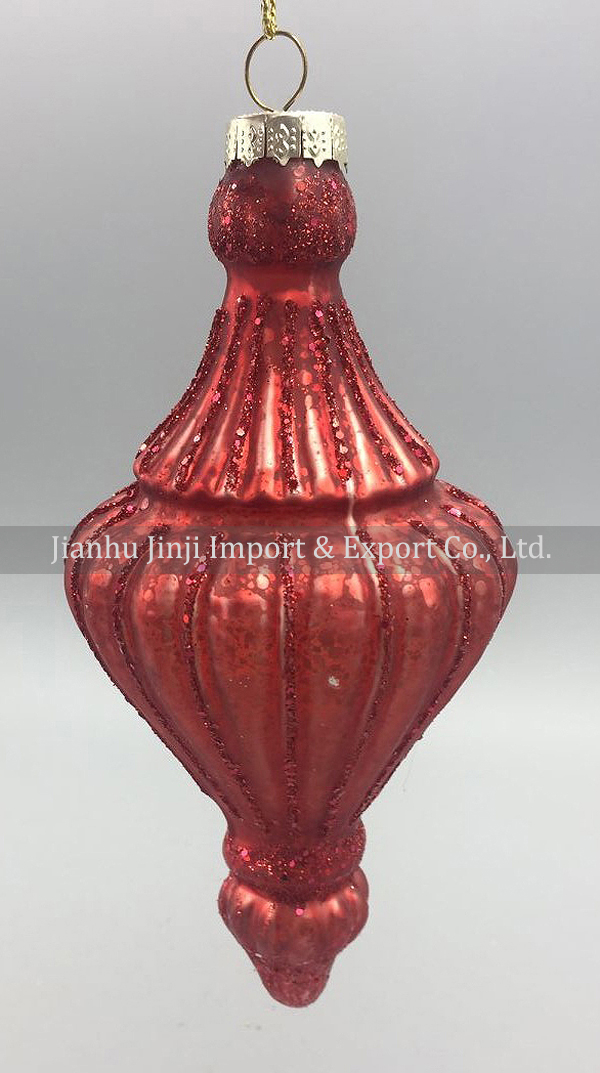 Christmas glass pendent