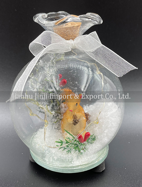 Christmas glass pendent